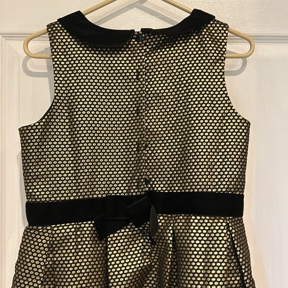 No sleeved gold spotted girls cat and jack dress - Picture 3 of 3